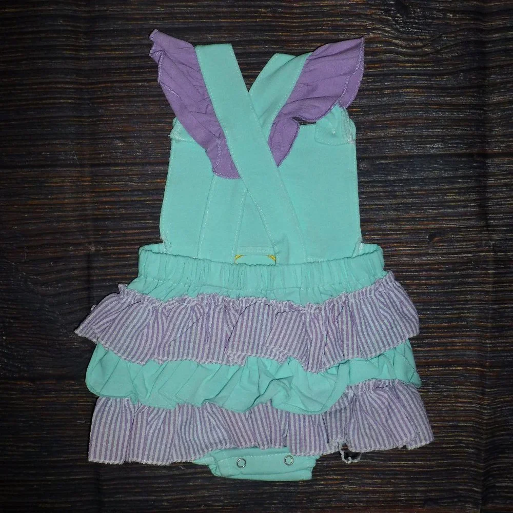Boutique Baby Girls Duck Romper Jumpsuit